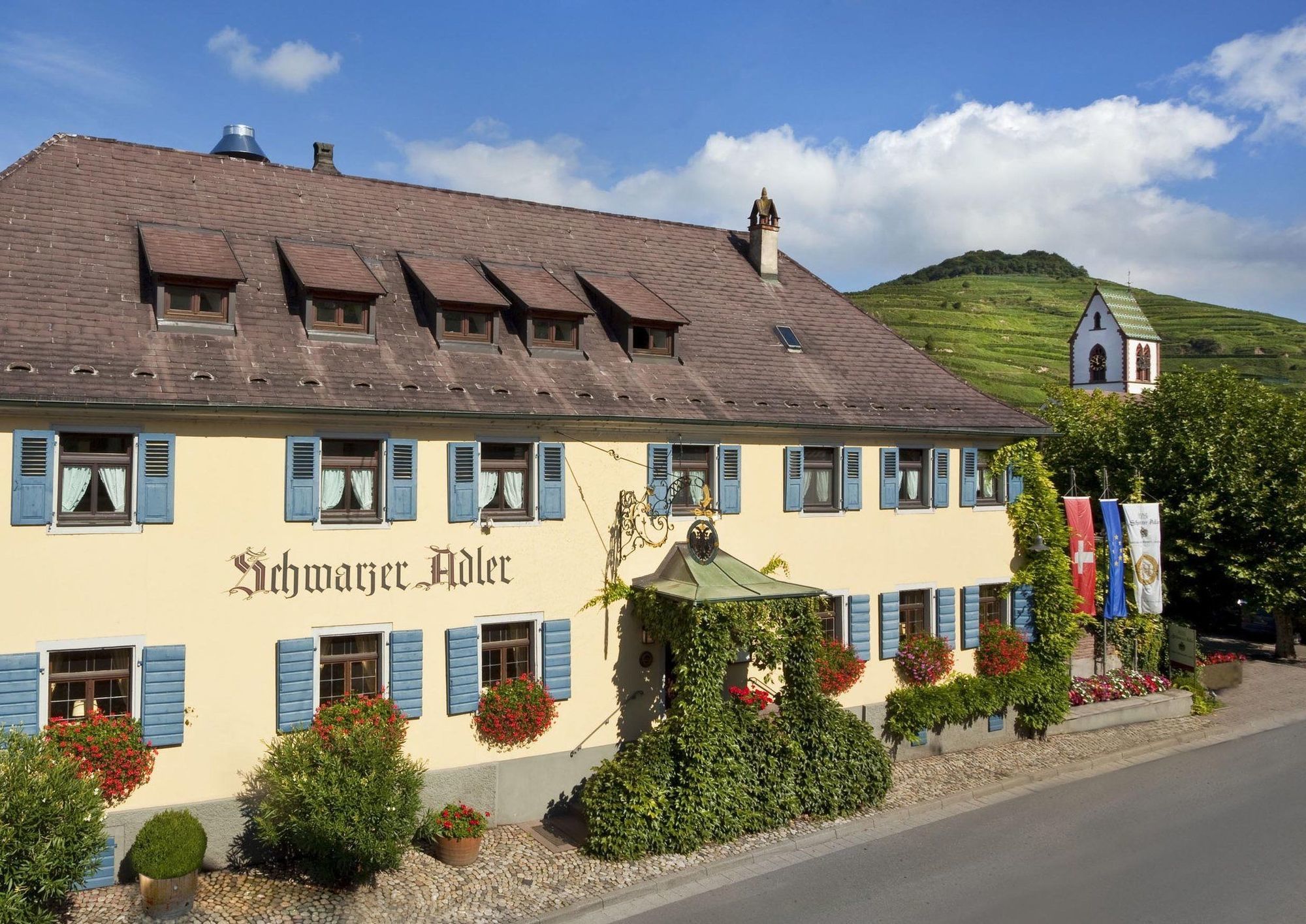 Hotel Schwarzer Adler Vogtsburg im Kaiserstuhl Restauracja zdjęcie